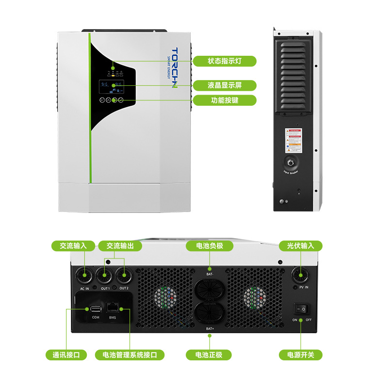 48V6.5kW 单相高频逆变器
