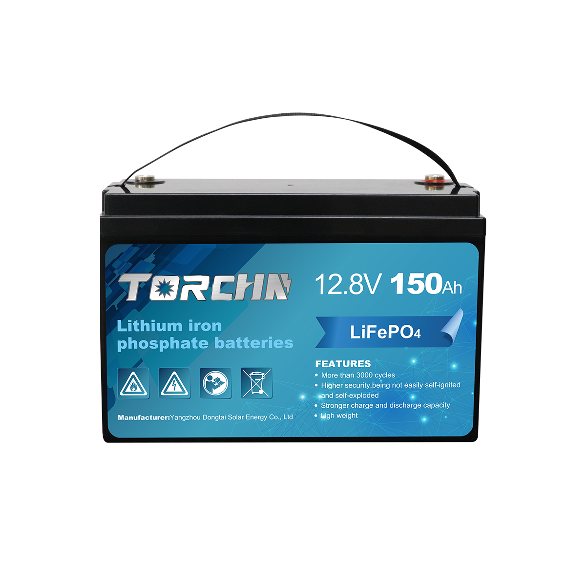 12.8v150ah储能磷酸铁锂电池 